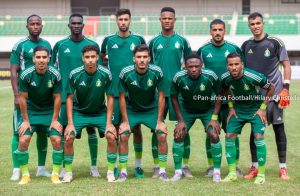 Pre-match photo of Al Ahli Tripoli before their CAF Champions League first leg clash against Dadje FC in Togo