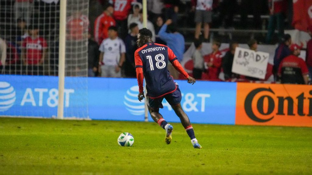 Allan Oyirwoth makes MLS debut for New England Revolution