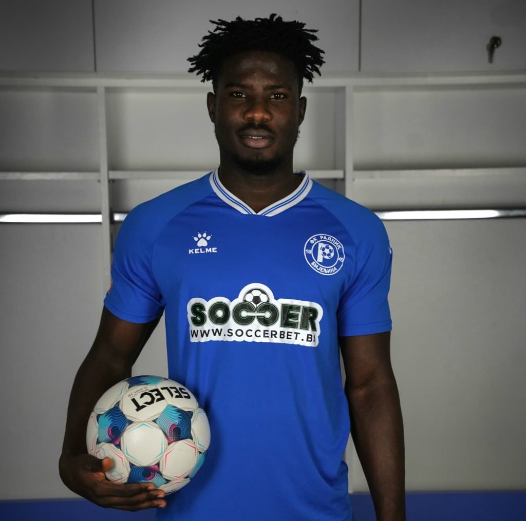 FK Radnik Bijeljina completes signing of forward Anthony Ijoma