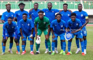 ASC Kara pre-match photo before the first leg of their CAF Champions League first round match against RS Berkane
