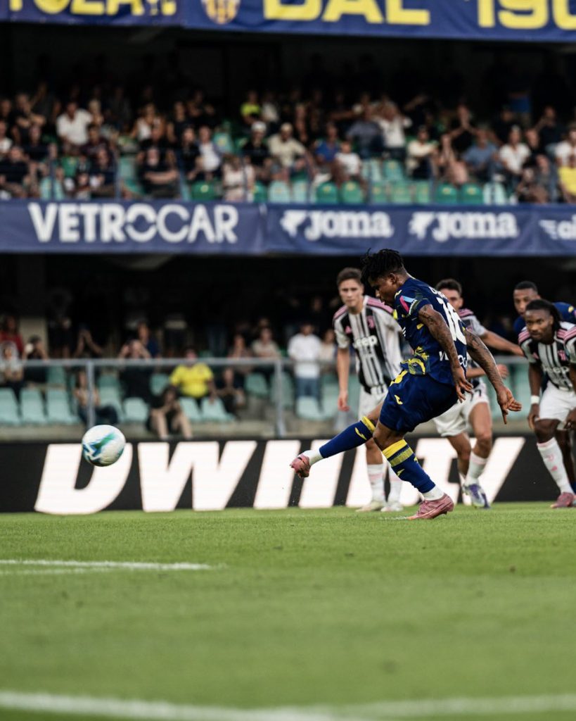 Gift Orban scores first Serie A goal with Verona in draw with Juventus