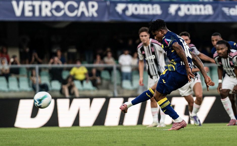 Gift Orban scores first Serie A goal with Verona in draw with Juventus