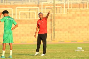 Ethiopia national team coach Mesay Teferi leads training during 2026 World Cup qualifying