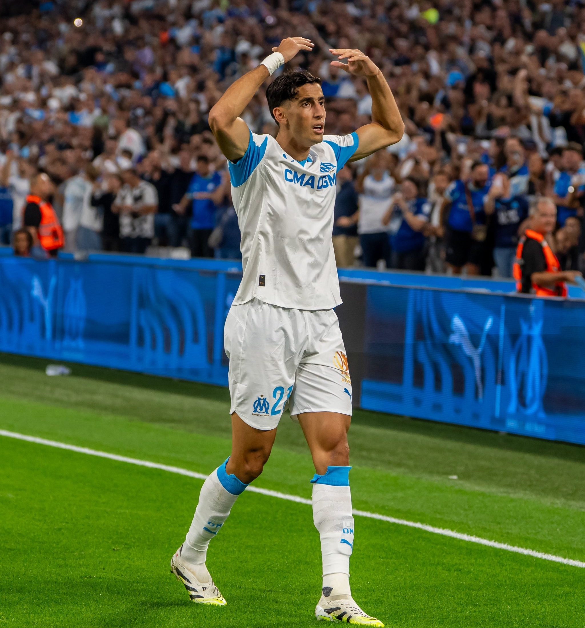 Nayef Aguerd scores the winner for Le Classique winners Marseille