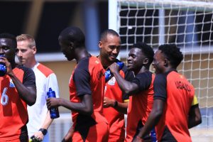 Uganda national team training before World Cup qualifier against Somalia