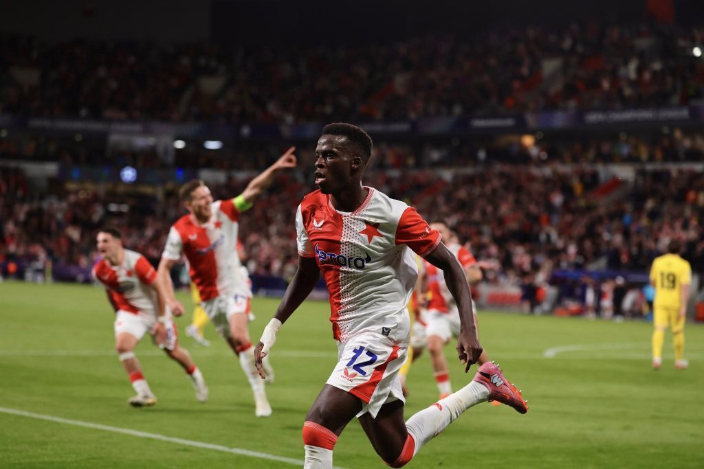 Champions League: Youssoupha Mbodji scores twice but Slavia Prague collapse late