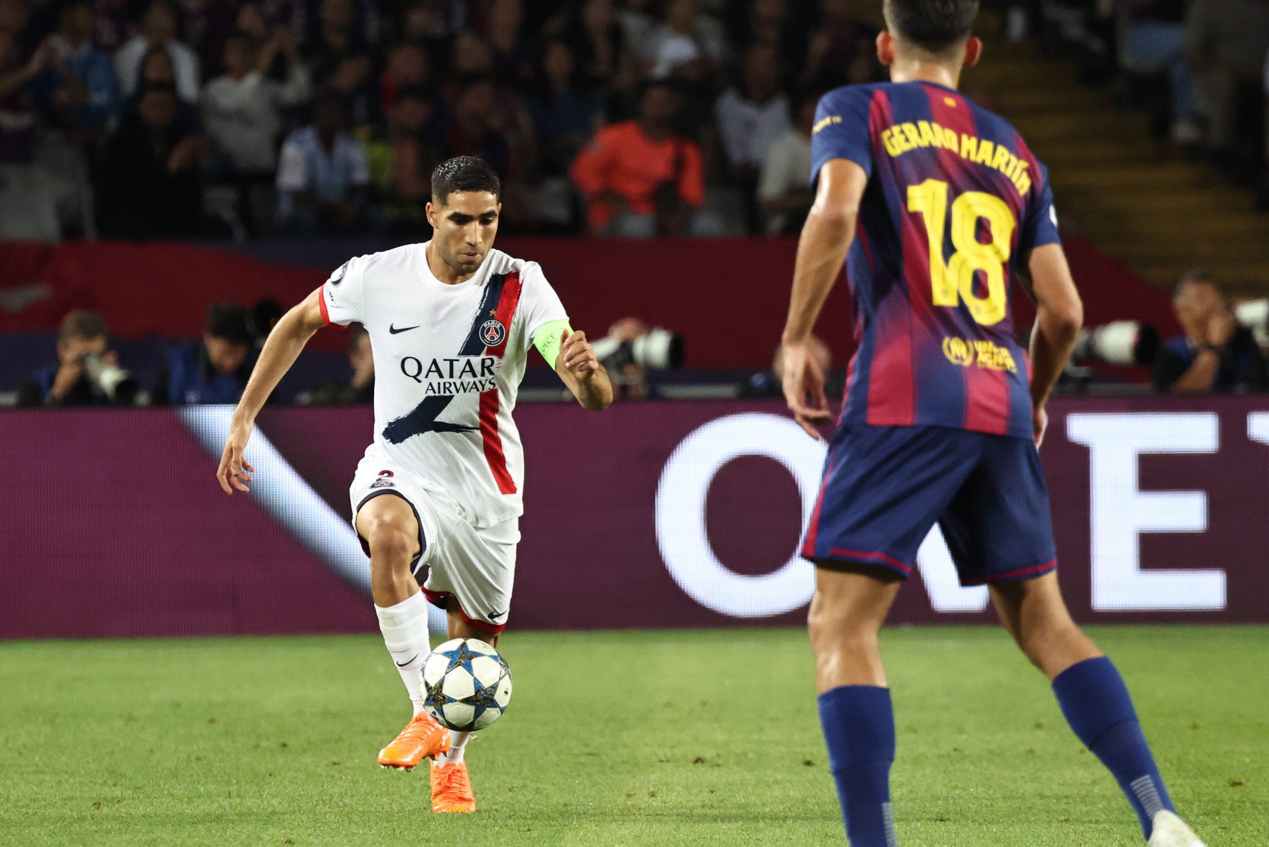 Le PSG et Achraf Hakimi arrachent une victoire palpitante face à Barcelone en Ligue des champions