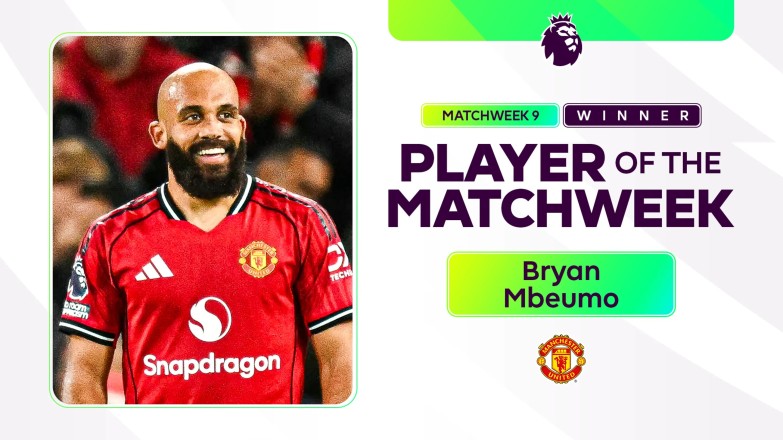 Premier League : Bryan Mbeumo élu meilleur joueur de la 9e journée
