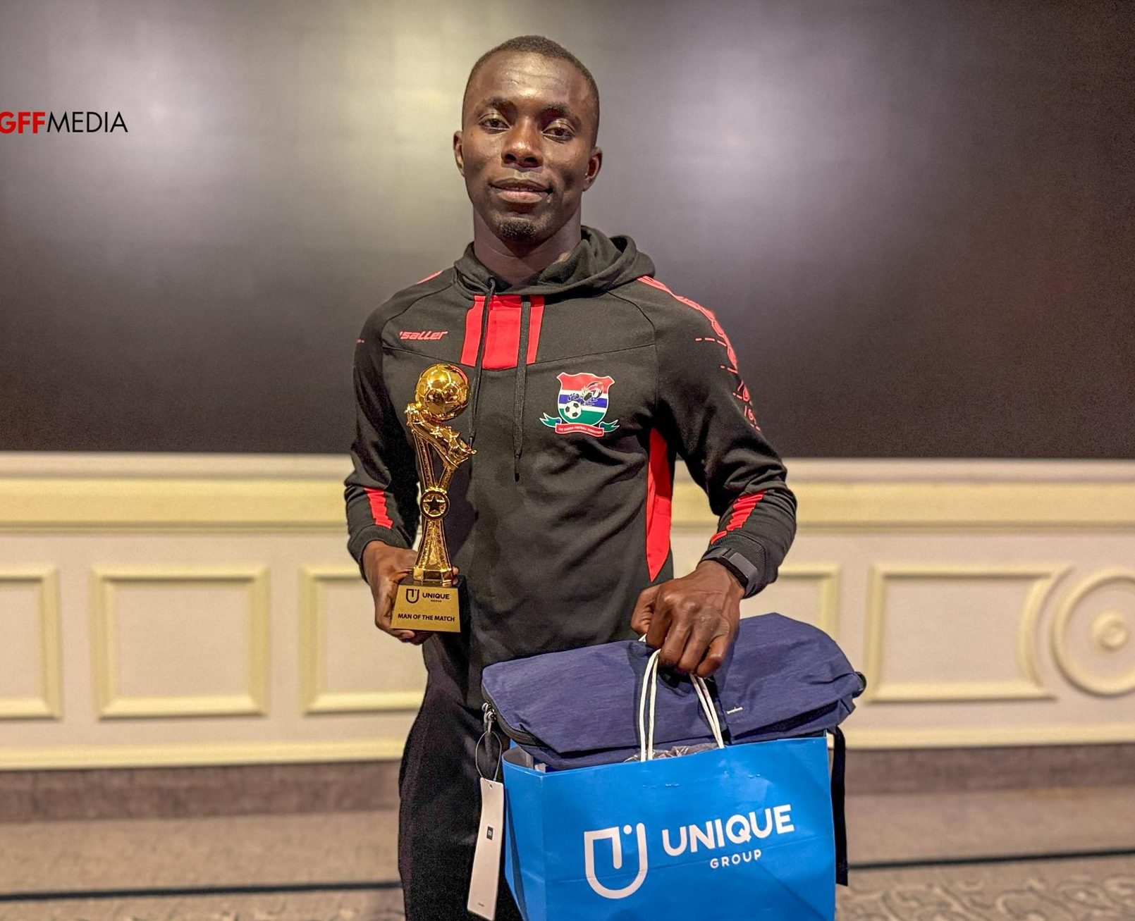 Gambia star Manneh awarded man of the match after Seychelles hat-trick