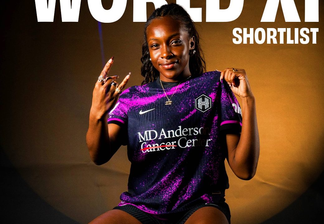 Houston Dash congratulate Michelle Alozie on FIFPRO Nomination