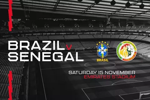 Arsenal accueillera le match Brésil – Sénégal