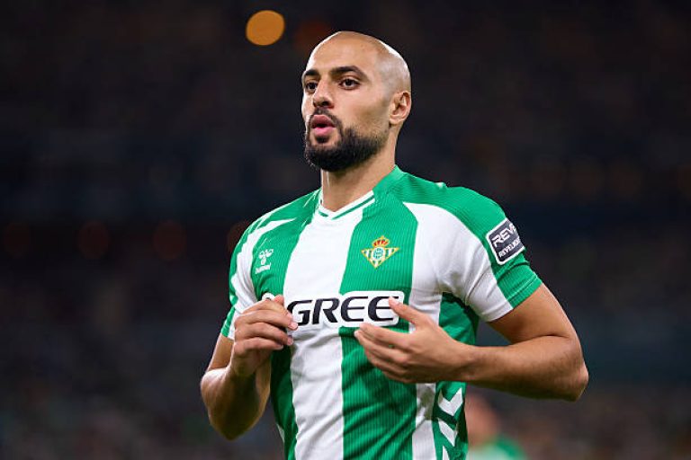Real Betis : Sofyan Amrabat blessé et absent de l’effectif