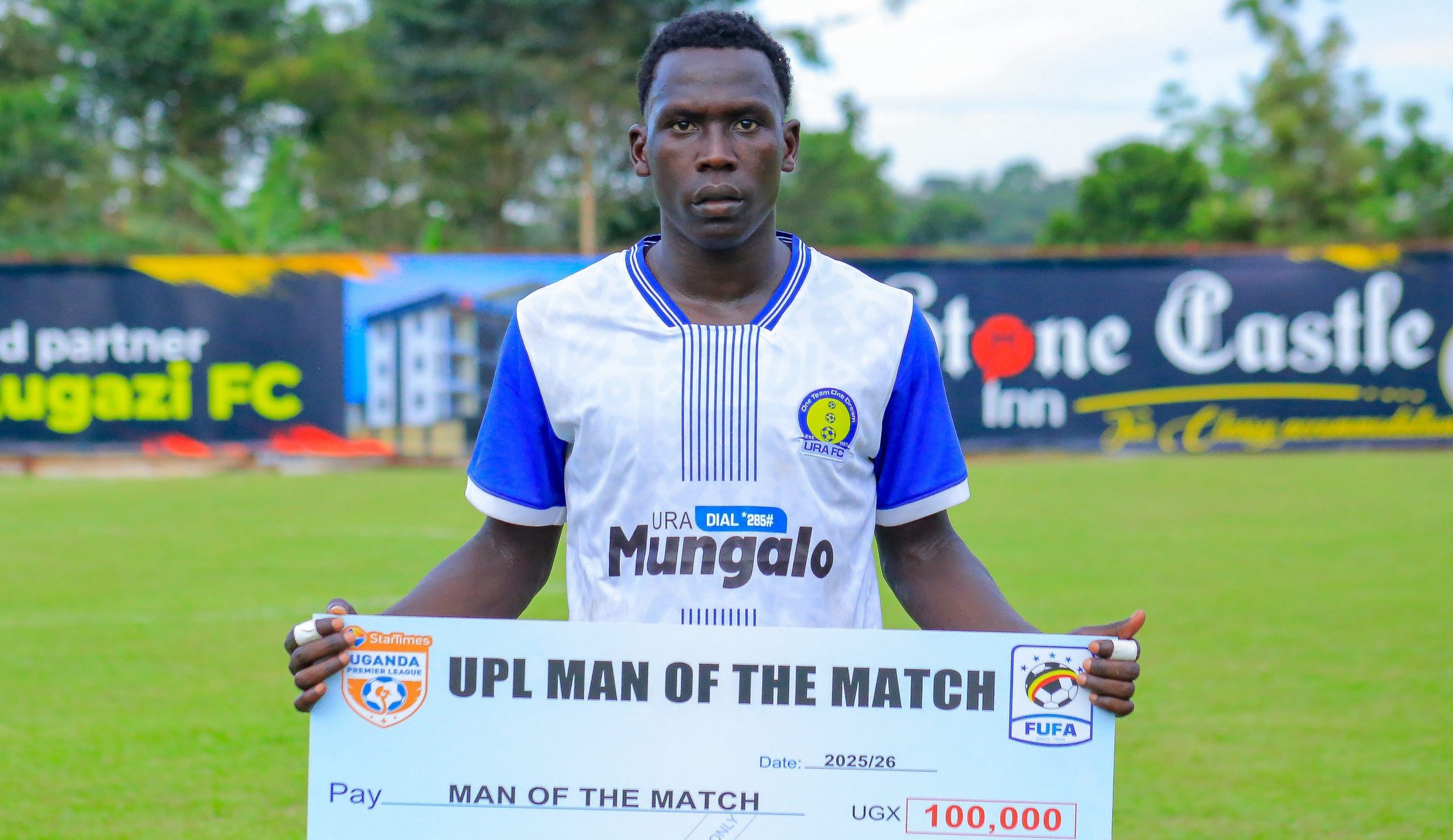 Opiro relishes growing role at URA FC, credits teamwork and hard work for strong start