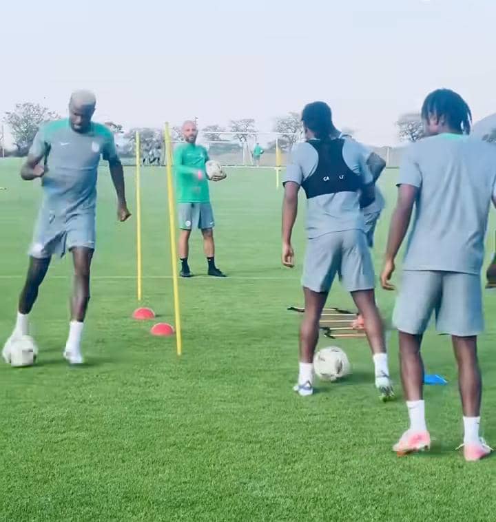 2026 World Cup qualifier: Nigeria undergoes first training section in uyo ahead of Benin clash