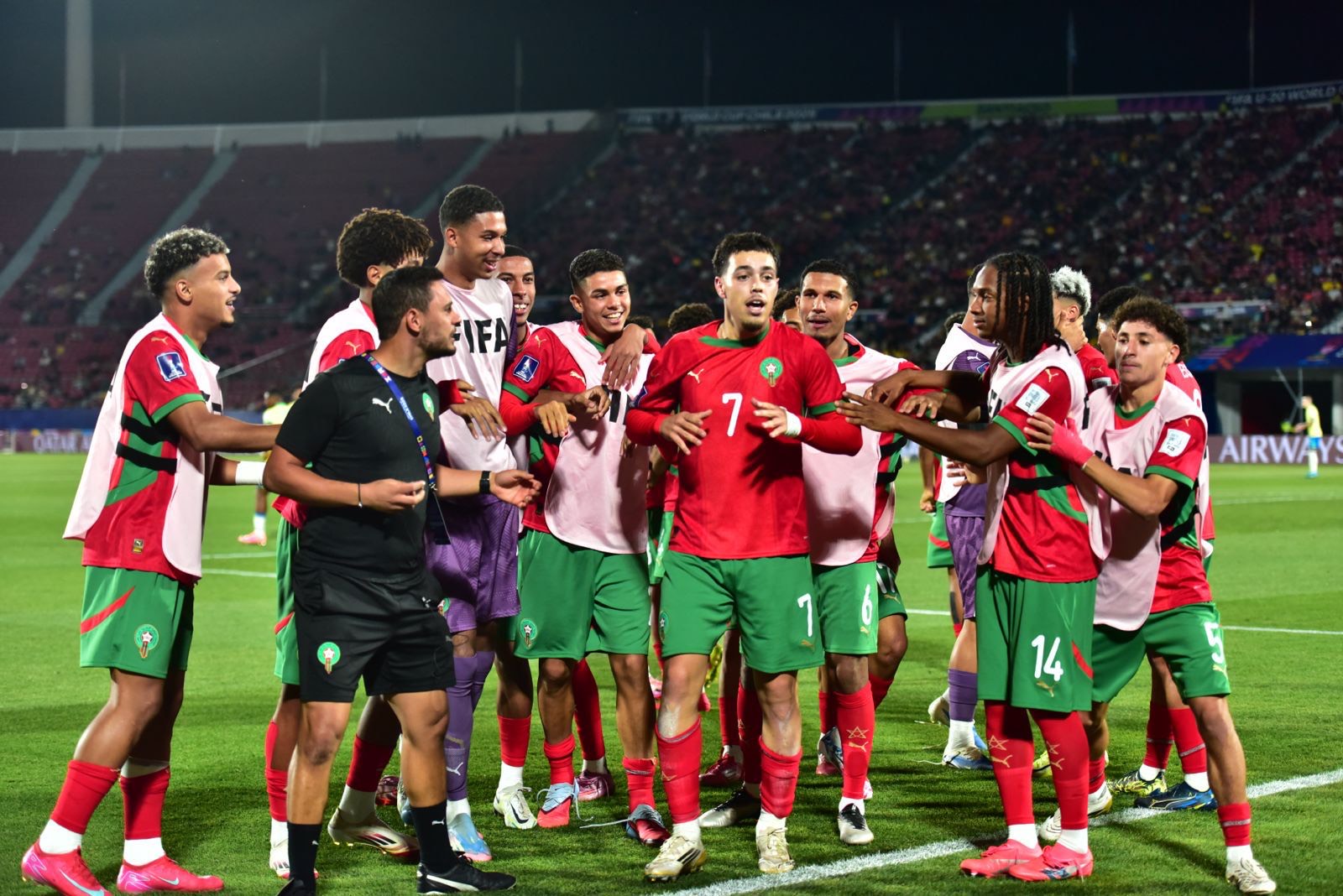 Victoire historique : le Maroc U20 surclasse le Brésil et poursuit l’aventure dans le Mondial