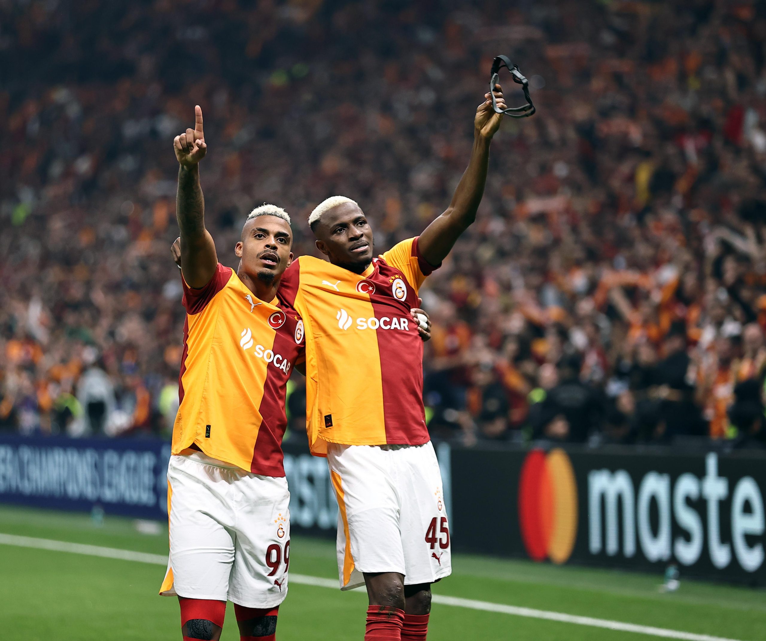 Champions League: Osimhen strikes twice in Galatasaray victory