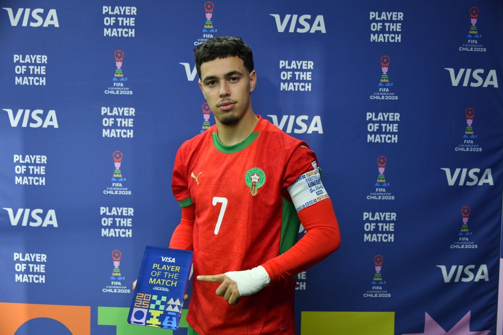 Othmane Maamma désigné “Homme du match” lors du succès du Maroc face aux États-Unis