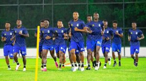 Tanzania national team training before October World Cup qualifier against Zambia 