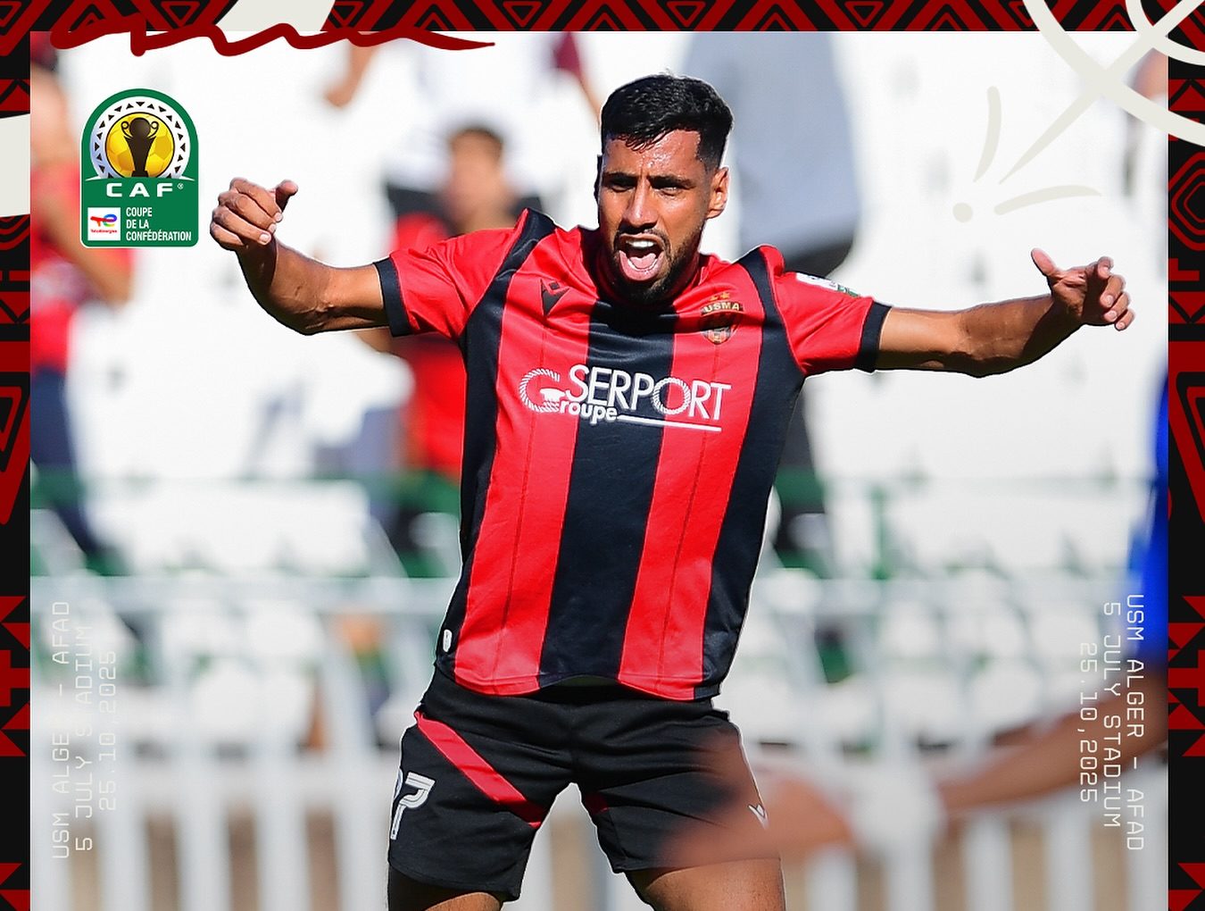 CAF Confederation Cup: USM Alger knock out AFAD Plateau