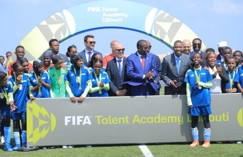 Djibouti celebrates as FIFA unveils talent Academy and Arena mini-pitch