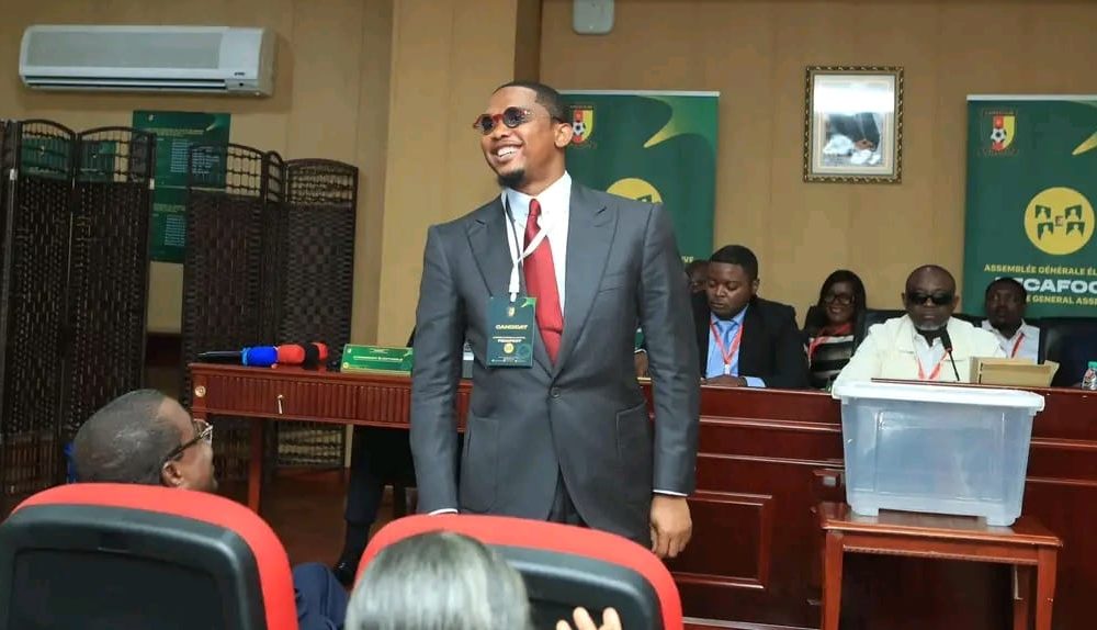 Samuel Eto’o re-elected FECAFOOT president