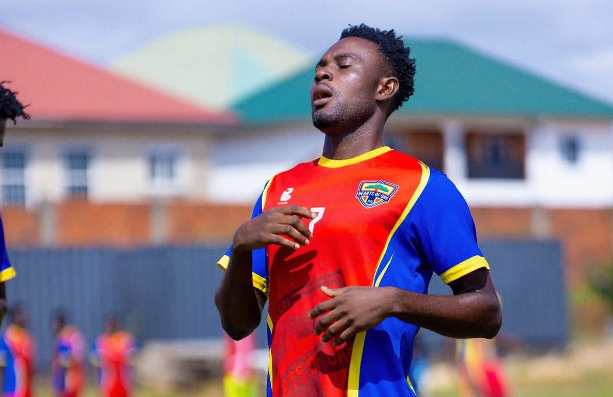 Ghana Premier League: Hearts forward Mawuli Wayo targets All Blacks scalp after Kotoko defeat