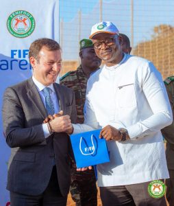 FENIFOOT President Issaka Adamou -Photo by FENIFOOT Media