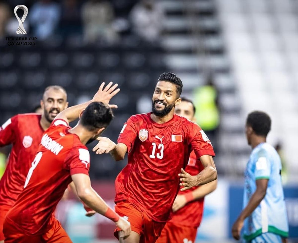 FIFA Arab Cup: Bahrain hold on against 10-man Djibouti