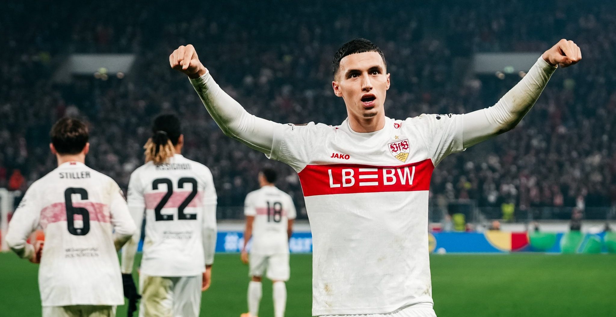 Bilal El Khannouss, l’étincelle de Stuttgart face à Feyenoord en Europa League