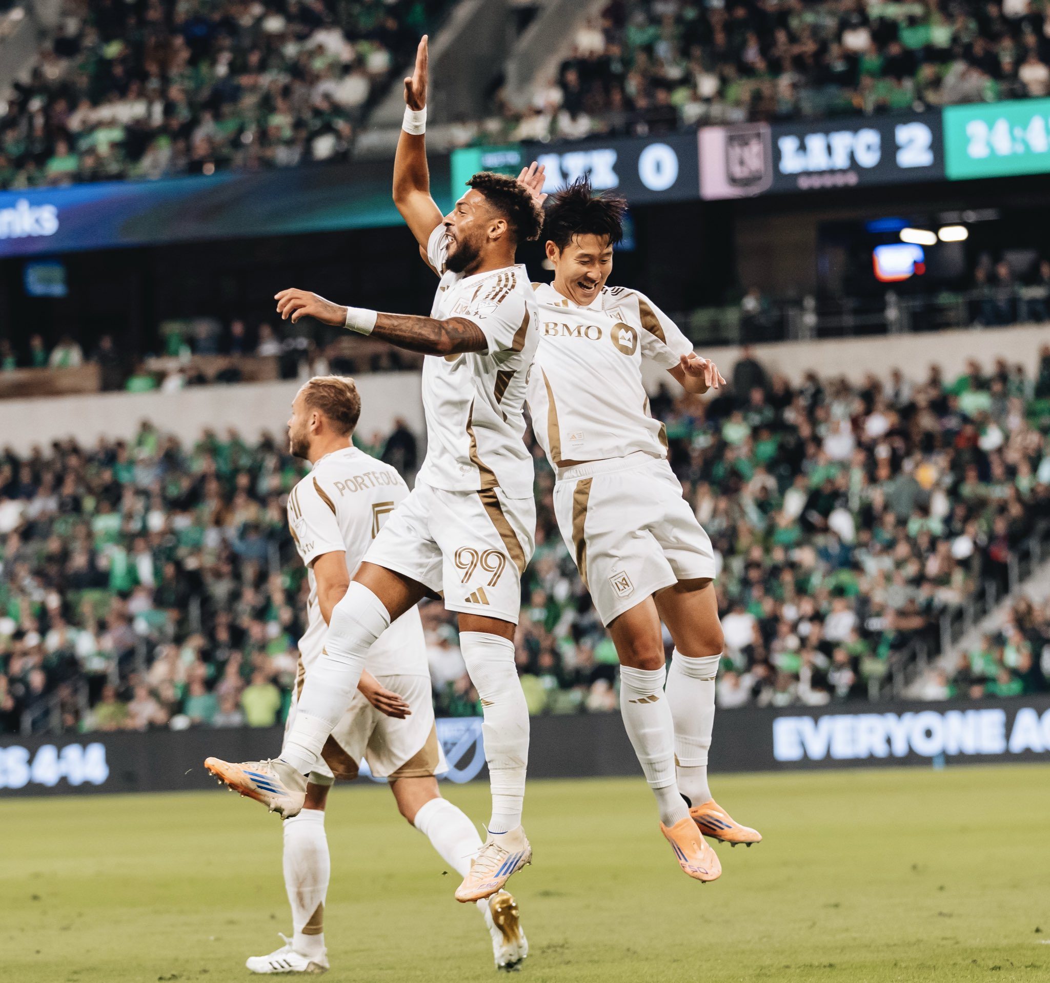 MLS: Bouanga and Son lead Los Angeles FC to final eight of playoffs