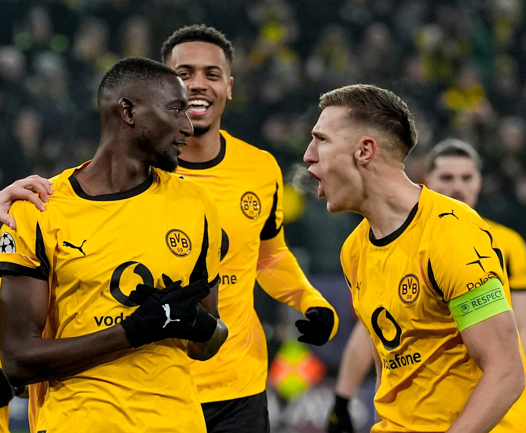 Guirassy brace moves Dortmund into Champions League top-5