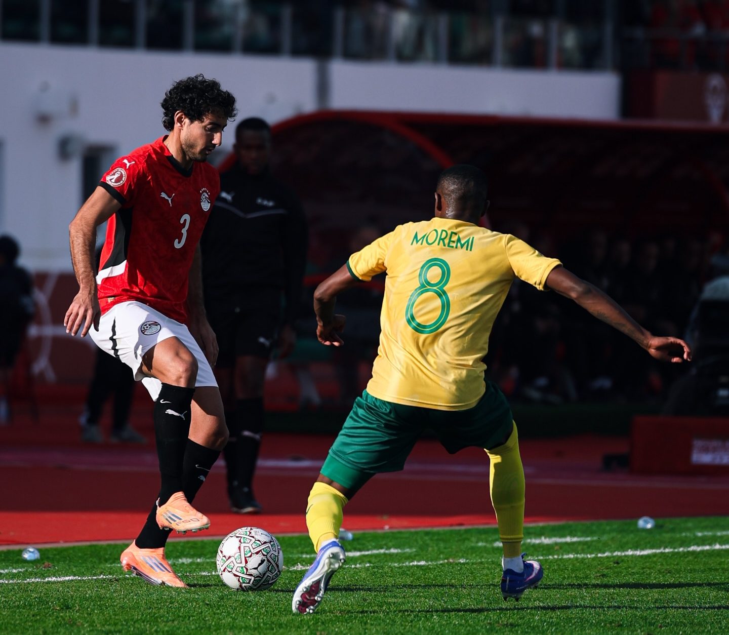 AFCON 2025: Egypt defender apologizes after red card against South Africa