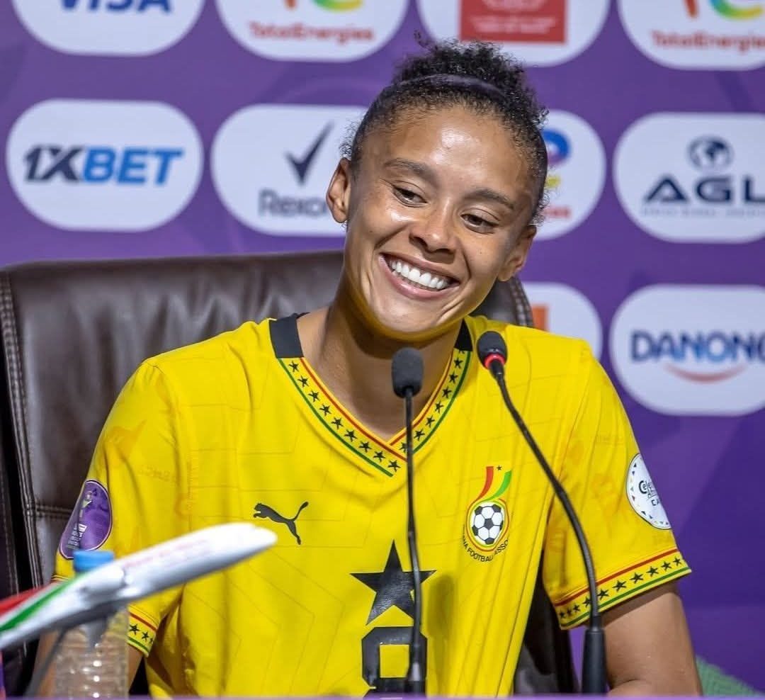 Ghana forward Chantelle Boye-Hlorkah reacts to brace against Sunderland