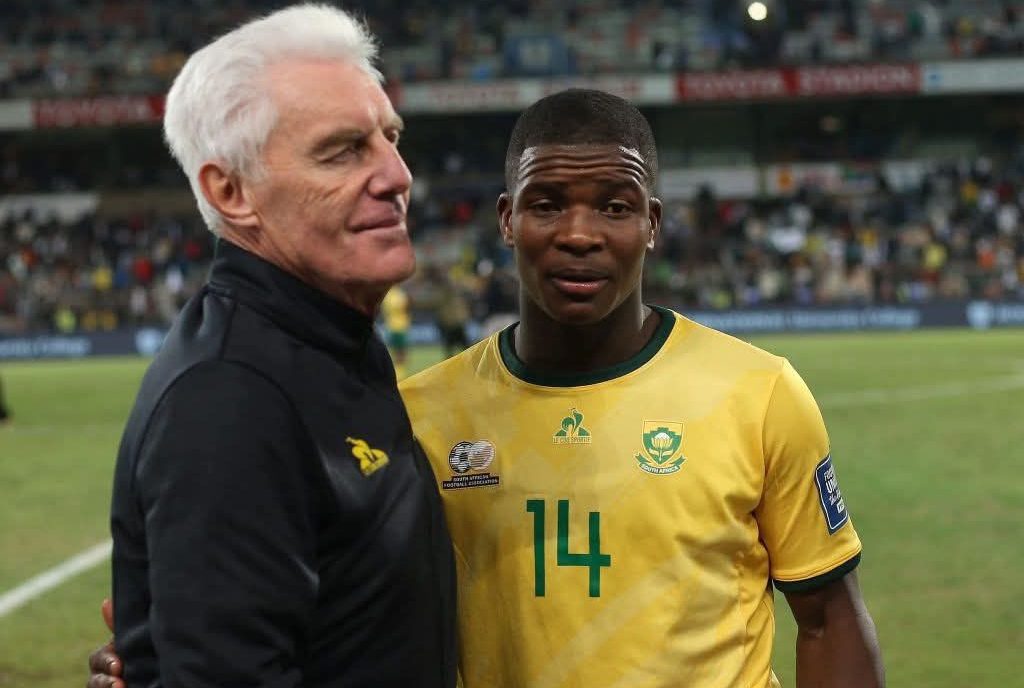 Bafana Bafana coach confirms Mbokazi disciplinary issue ‘settled’