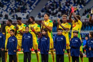 L'Équipe Nationale Du Bénin Avant Son Match Contre Le Sénégal Lors De La Can 2025.