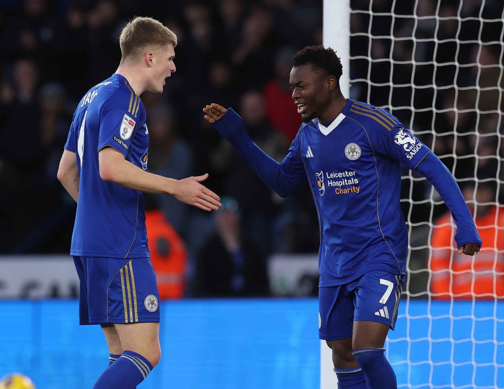 Fatawu’s sensational strike, Ayew goal lead Leicester to win