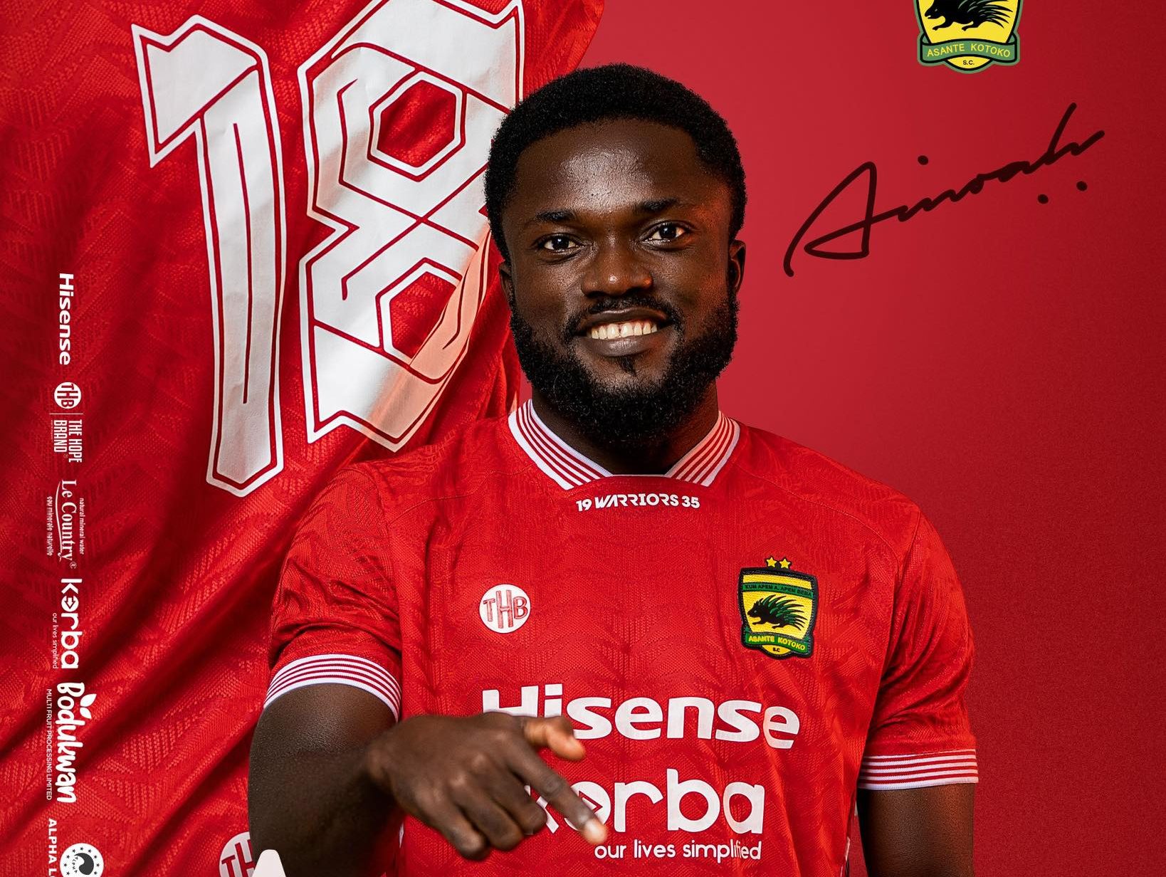 Ghana Transfer: Albert Amoah returns to Kotoko