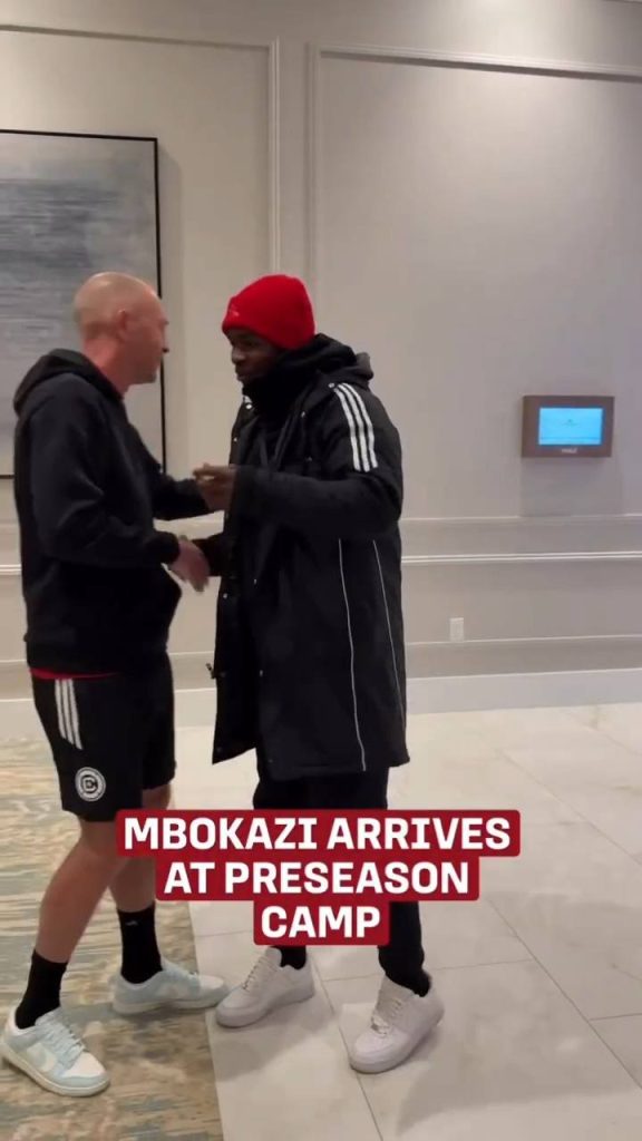 Mbokazi Reacts After Training With Chicago Fire
