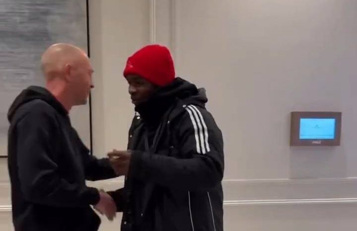 Mbokazi reacts after training with Chicago Fire