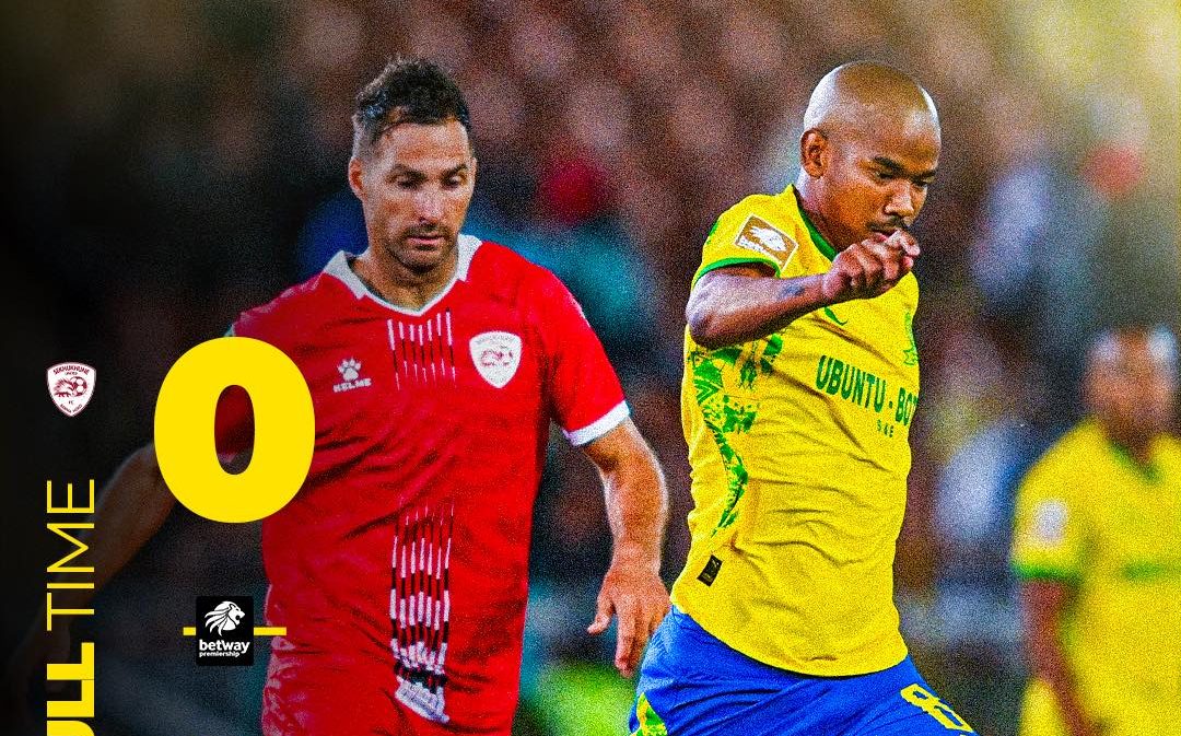 Betway Premiership: Sundowns’ second goal doesn’t count – Tinkler