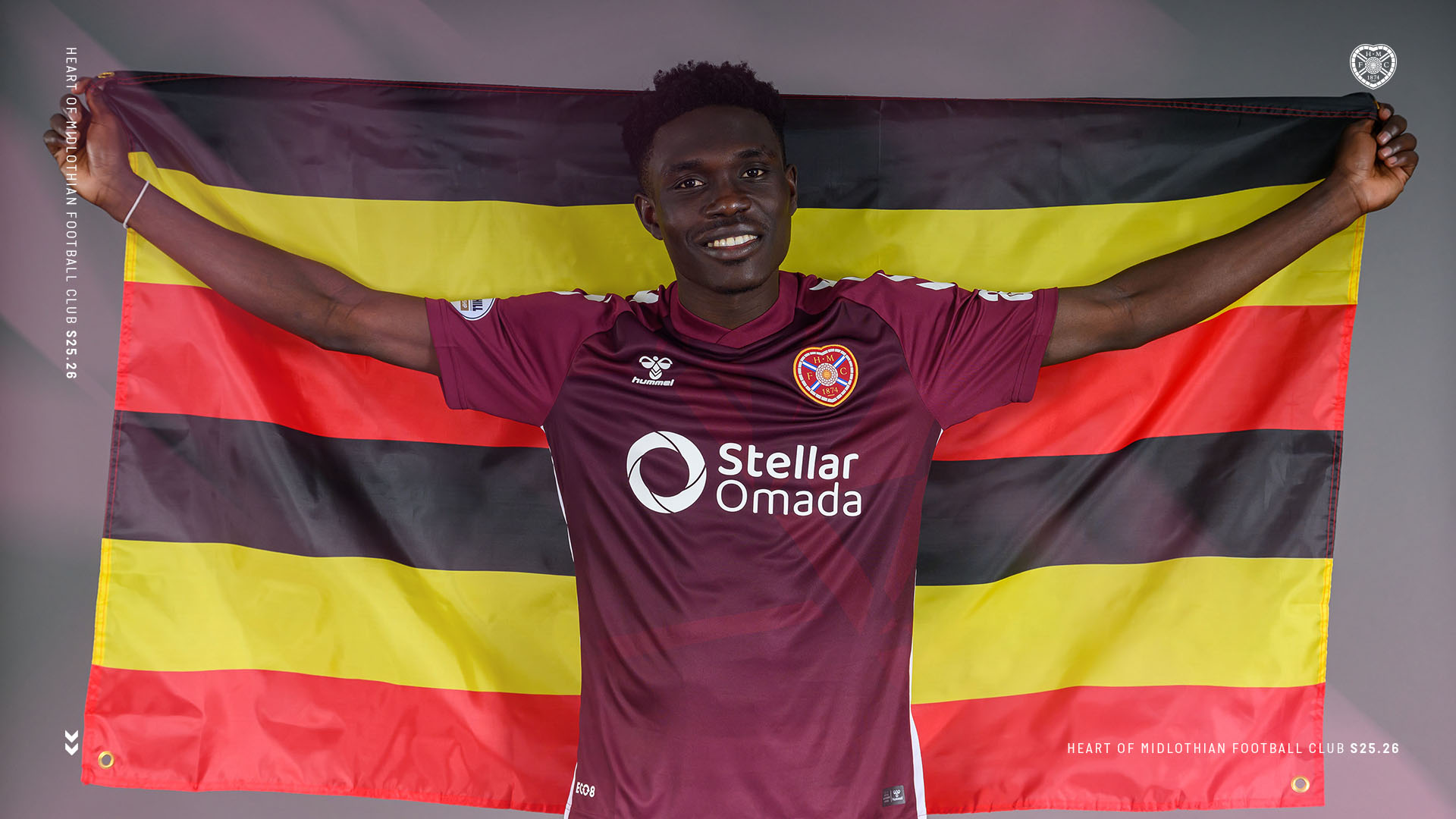Rogers Mato explains meaning behind iconic No.74 shirt at Hearts