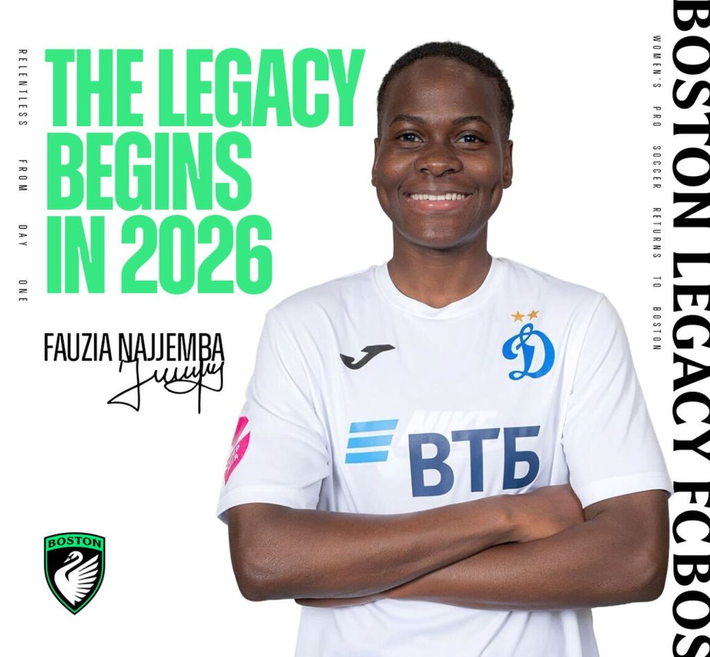 Usa Side Boston Legacy Confirm Signing Of Uganda Women’S Star Fauzia Najjemba