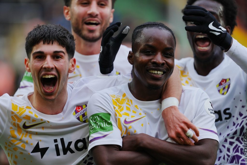Turkey: Prince Ampem’s Sensational Strike Lifts Eyupspor Out Of Relegation Zone