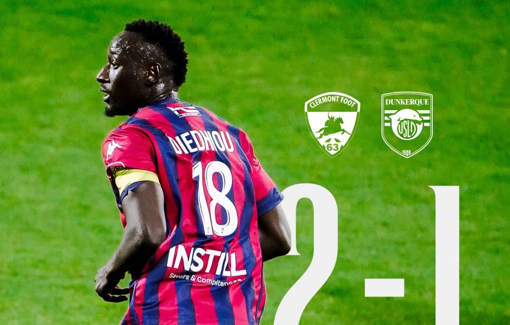 Famara Diedhiou Nets Season’s 10Th Goal In Clermont Foot’s Win