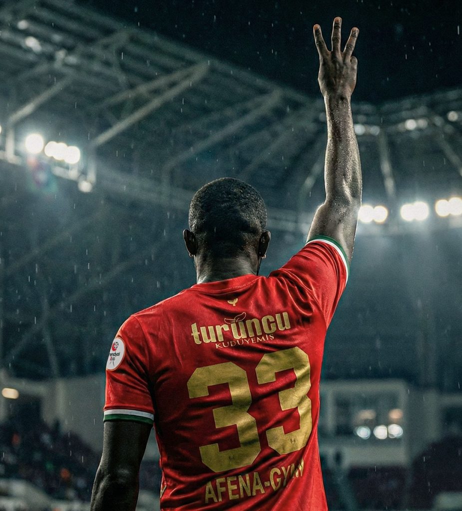 Felix Afena-Gyan Scores To Keep Amedspor’s Promotion Chase Alive