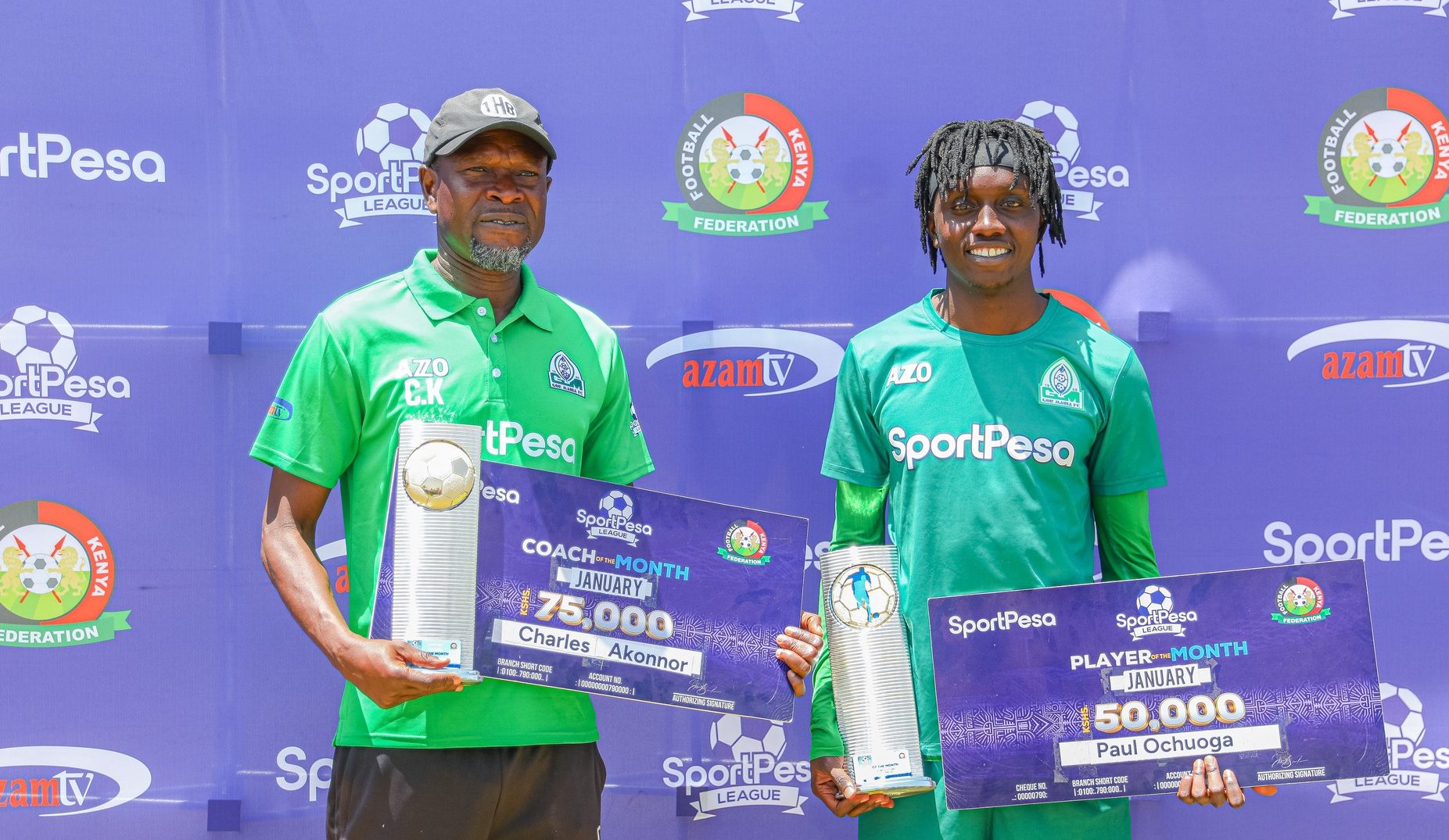 Charles Akonnor: Gor Mahia sweep January Premier League awards