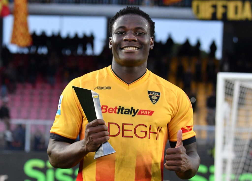 Lameck Banda Reacts To Match Winner For Lecce