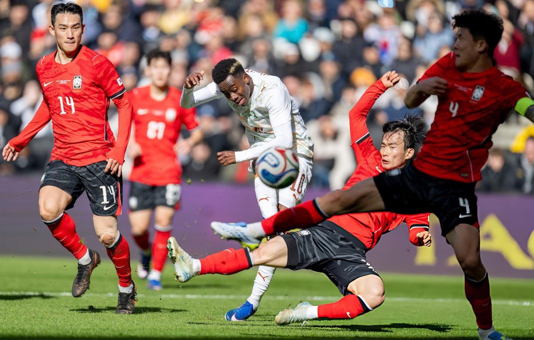 La Côte d’Ivoire humilie la Corée du Sud en amical