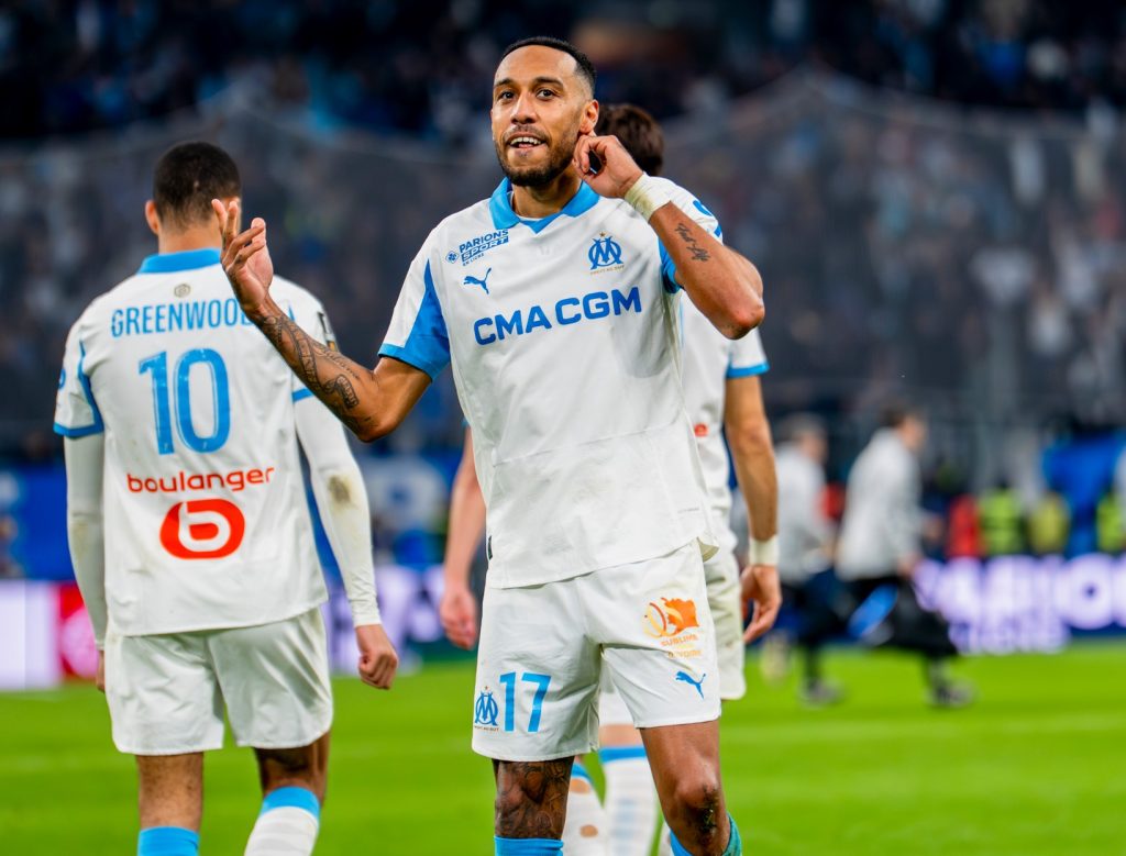 Ligue 1: Aubameyang Rescues Dramatic Victory For Marseille With Late Double