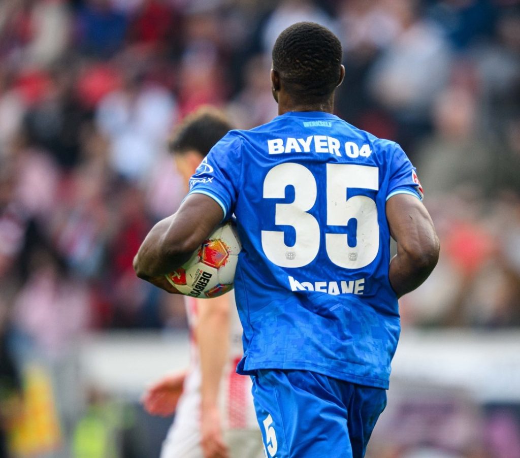 Bundesliga: Kofane Stars In Leverkusen Draw; Diomande Extends Goal Contribution Streak